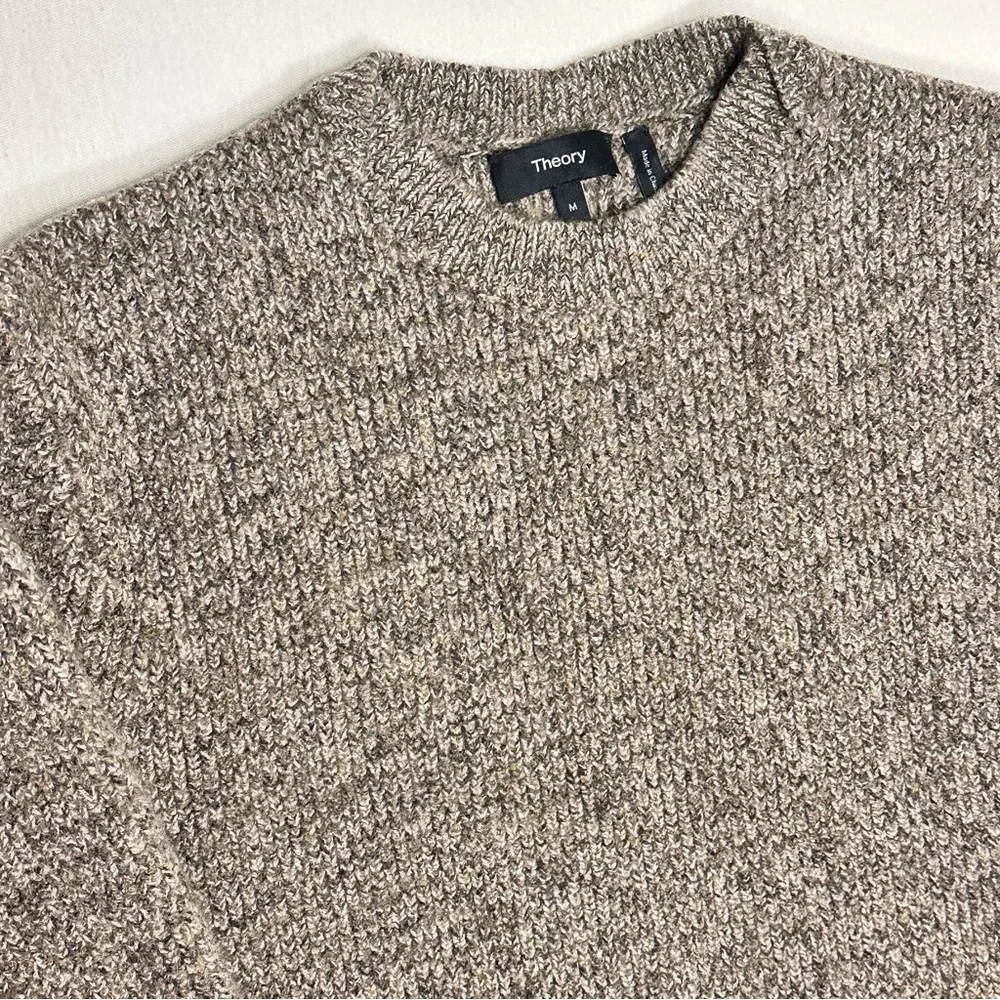 Theory Wool Crewneck Sweater - Picture 2 of 9